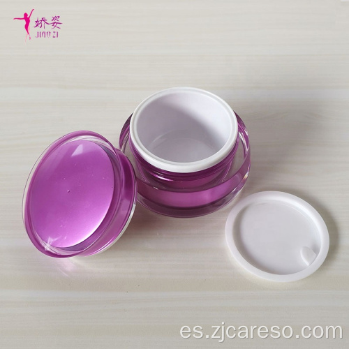 Tarro poner crema con tapa acrílica cosmética Tarro poner crema facial